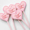 Custom Drink Stirrers - Pink Heart