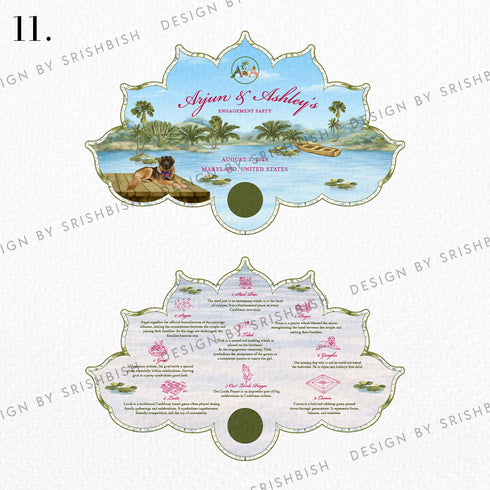 Ritual Cards | Fan Shape with Holding Hoop