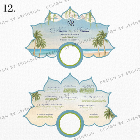 Ritual Cards | Fan Shape with Holding Hoop