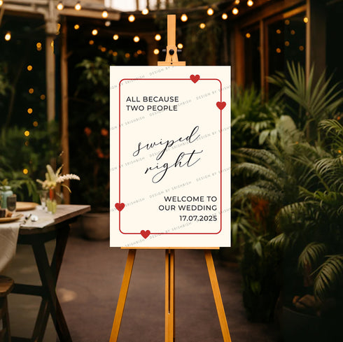 Wedding Welcome Board