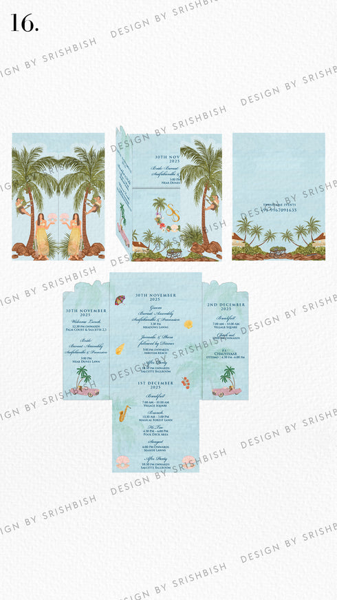 Wedding Itinerary | A5 Size