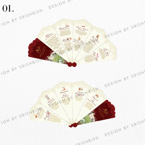 Ritual Cards | Chinese Fan with MDF