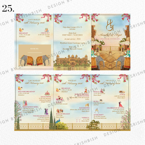 Key Card Itinerary