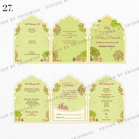 Key Card Itinerary