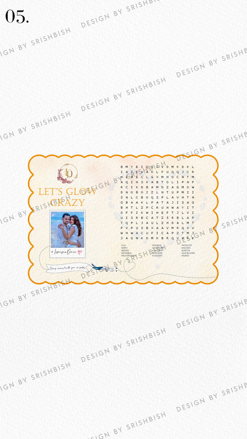 Word Search Game Board