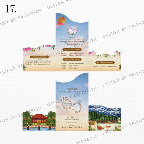 Wedding Itinerary | A5 Size