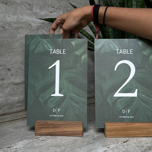 Table Numbers