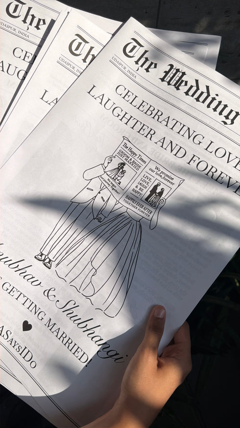 Wedding Newspaper