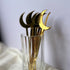 Golden Crescent Moon Drink Stirrers