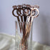 Diamond Ring Drink Stirrers – Rose Gold