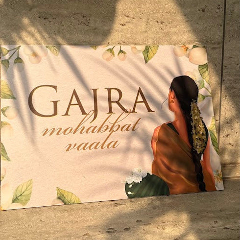 Gajra Board | Playful Sign