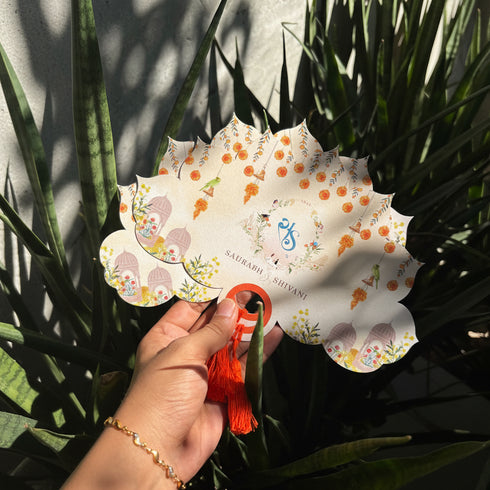 Ritual Cards | Fan Shape with Holding Hoop