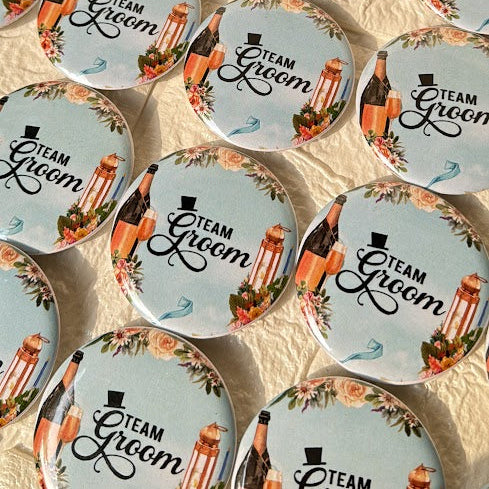 Team Groom Badge