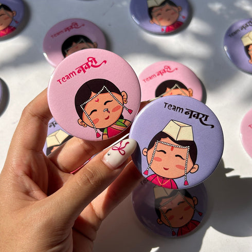 Marathi Wedding Badges - 1