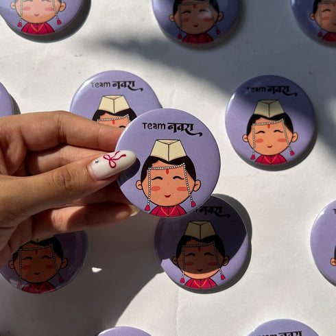 Marathi Wedding Badges - 1