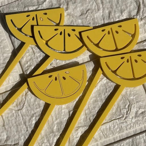 Citrus Slice Drink Stirrers