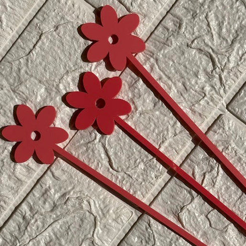 Floral Drink Stirrers
