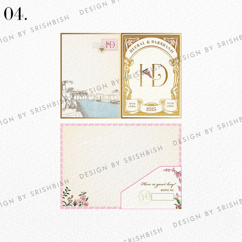 Keycard Itinerary - 2 Fold