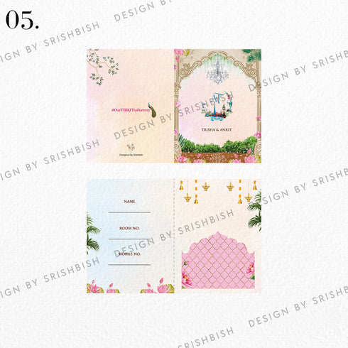 Keycard Itinerary - 2 Fold