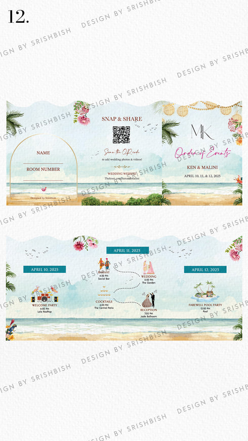 Key Card Itinerary
