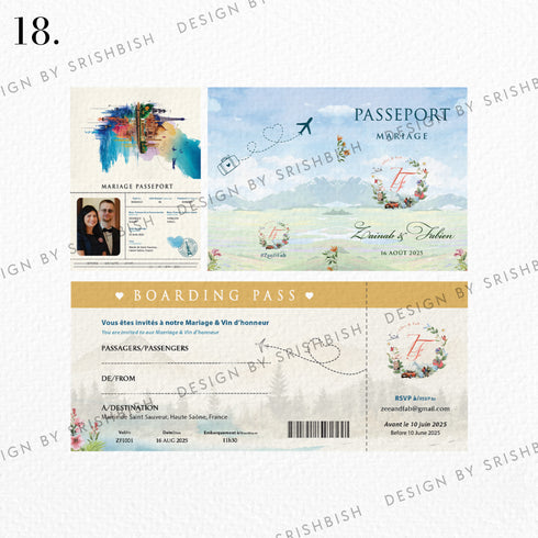 Passport Itinerary