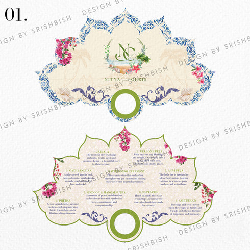 Ritual Cards | Fan Shape with Holding Hoop