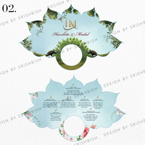 Ritual Cards | Fan Shape with Holding Hoop