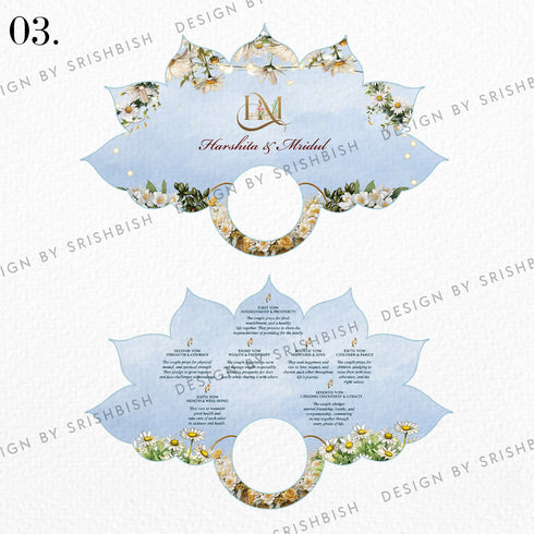 Ritual Cards | Fan Shape with Holding Hoop