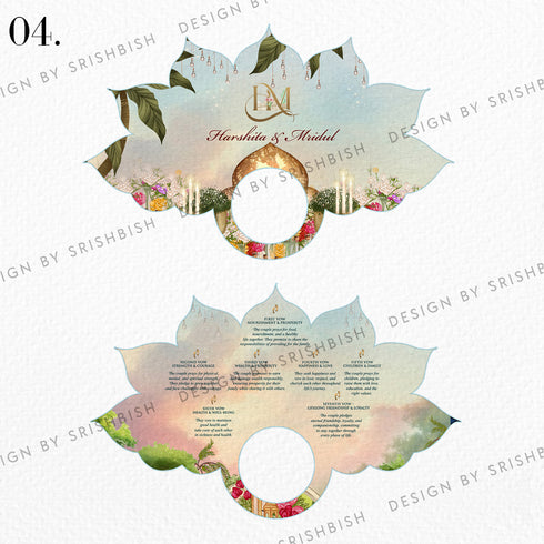 Ritual Cards | Fan Shape with Holding Hoop