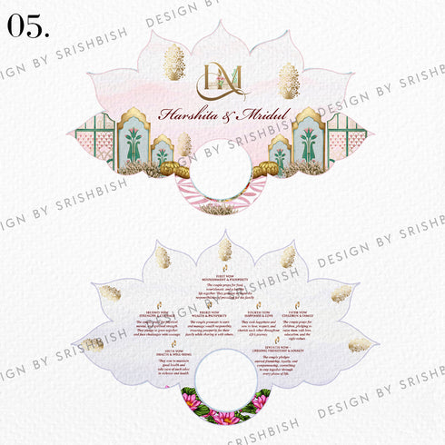 Ritual Cards | Fan Shape with Holding Hoop