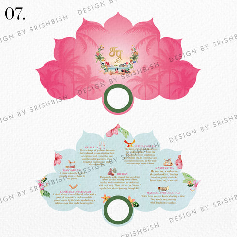 Ritual Cards | Fan Shape with Holding Hoop