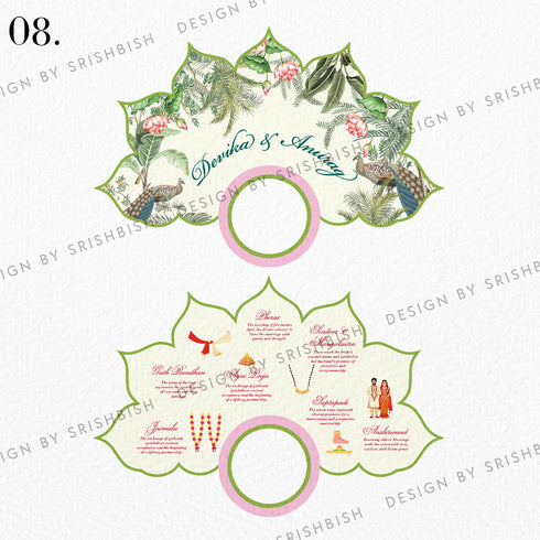 Ritual Cards | Fan Shape with Holding Hoop