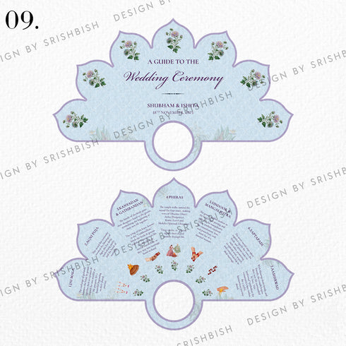 Ritual Cards | Fan Shape with Holding Hoop