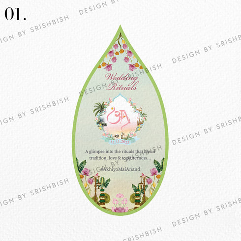 Ritual Cards | Leaf Shape