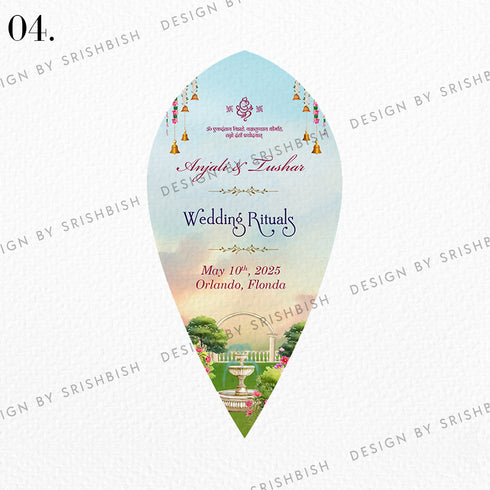 Ritual Cards | Leaf Shape