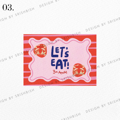 Printed Table Mats