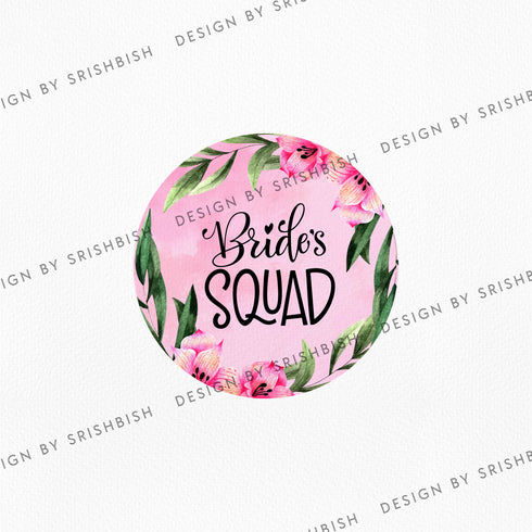 Team Bride Badge