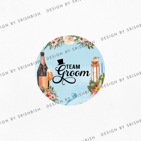 Team Groom Badge