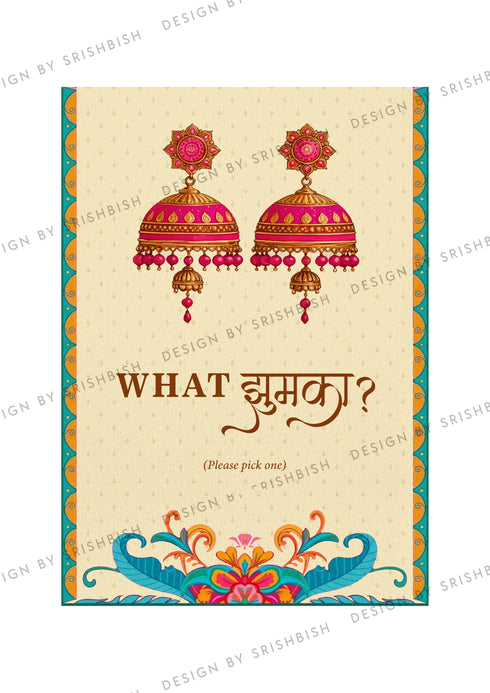 What Jhumka Board | Playful Sign
