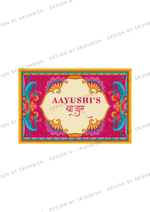 Bazaar Board | Playful Sign