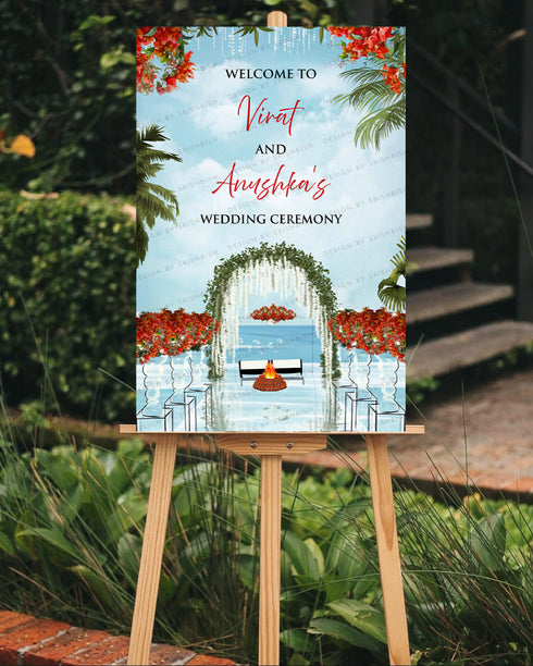 Wedding Welcome Board