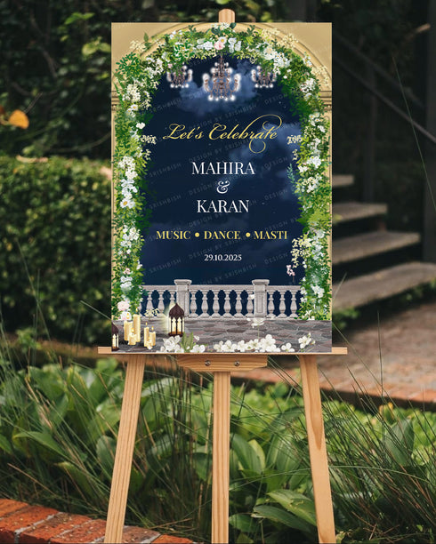 Sangeet Welcome Board