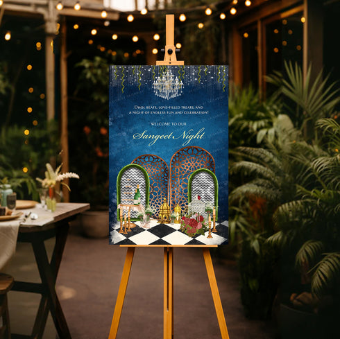 Sangeet Welcome Board