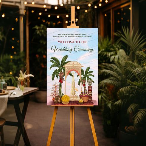 Wedding Welcome Board