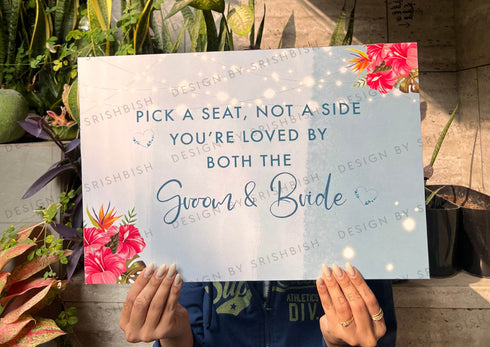 Pick a Seat | Playful Sign