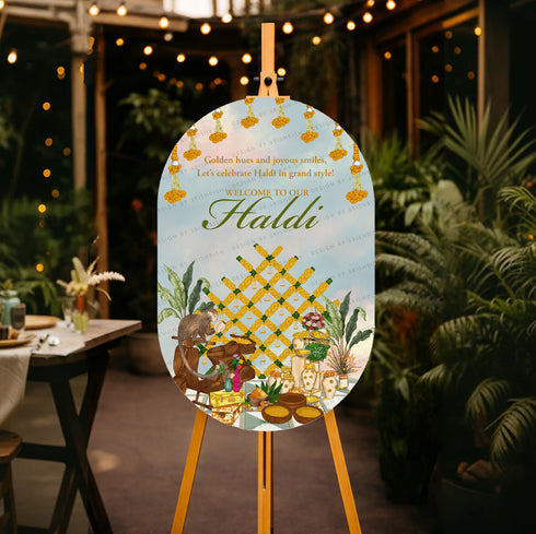 Haldi Welcome Board