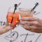 Custom Text Drink Stirrers - Black